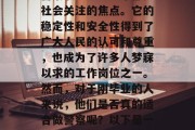 警察职业一直以来都是社会关注的焦点。它的稳定性和安全性得到了广大人民的认可和尊重，也成为了许多人梦寐以求的工作岗位之一。然而，对于刚毕业的人来说，他们是否真的适合做警察呢？以下是一些对这个问题的回答。