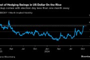 美国大选前波动率飙升 企业加大力度对冲外汇风险