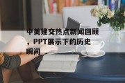 中美建交热点新闻回顾，PPT展示下的历史瞬间
