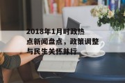 2018年1月时政热点新闻盘点，政策调整与民生关怀并行
