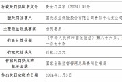 国元农险两家支公司因虚列费用被罚款22万元