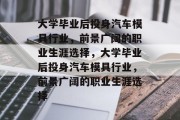 大学毕业后投身汽车模具行业，前景广阔的职业生涯选择，大学毕业后投身汽车模具行业，前景广阔的职业生涯选择