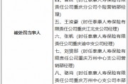 因编制虚假续期业务资料等 泰康人寿重庆分公司及重庆万州中心支公司合计被罚136万元