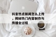 抖音热点新闻怎么上传，揭秘热门内容制作与传播全过程