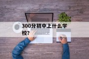 300分初中上什么学校？