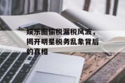 娱乐圈偷税漏税风波，揭开明星税务乱象背后的真相