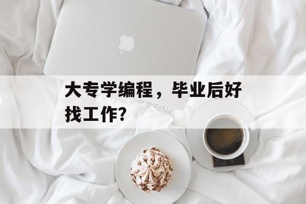 大专学编程，毕业后好找工作？