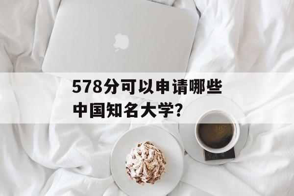 578分可以申请哪些中国知名大学？
