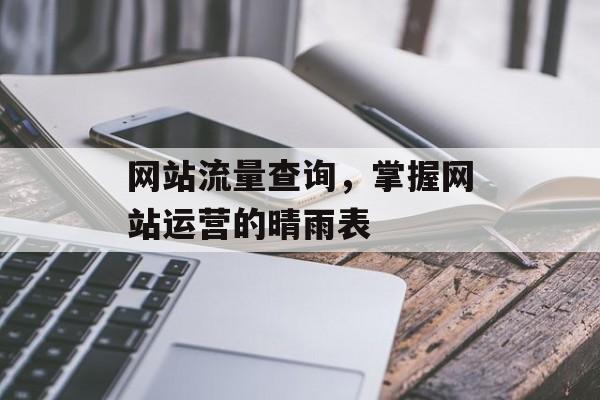 网站流量查询，掌握网站运营的晴雨表
