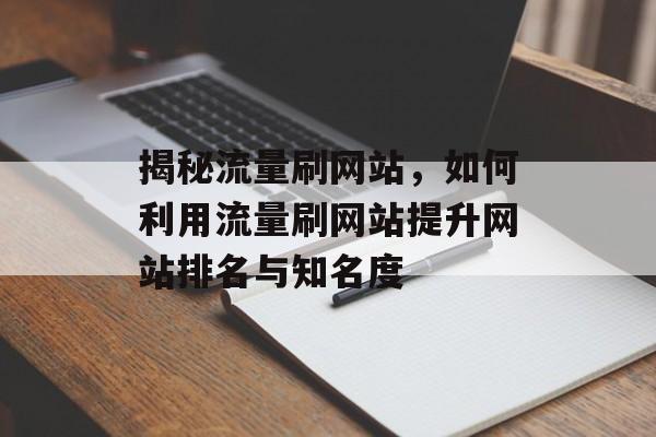 揭秘流量刷网站，如何利用流量刷网站提升网站排名与知名度