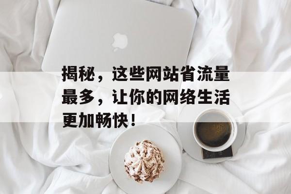 揭秘，这些网站省流量最多，让你的网络生活更加畅快！