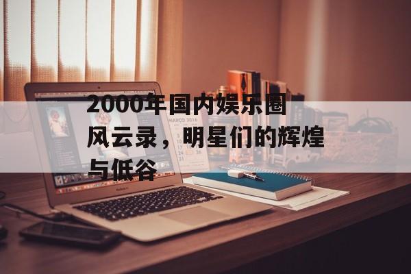 2000年国内娱乐圈风云录，明星们的辉煌与低谷