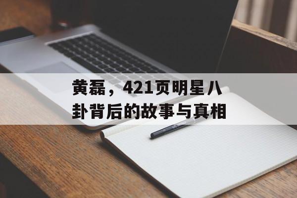 黄磊，421页明星八卦背后的故事与真相