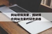 网站链接流量，揭秘提升网站流量的秘密武器