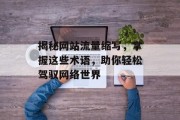 揭秘网站流量缩写，掌握这些术语，助你轻松驾驭网络世界