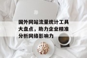 国外网站流量统计工具大盘点，助力企业精准分析网络影响力