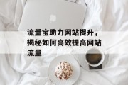 流量宝助力网站提升，揭秘如何高效提高网站流量