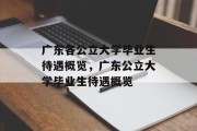 广东各公立大学毕业生待遇概览，广东公立大学毕业生待遇概览