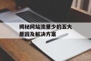 揭秘网站流量少的五大原因及解决方案