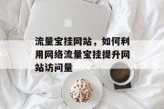 流量宝挂网站，如何利用网络流量宝挂提升网站访问量