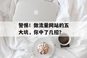 警惕！做流量网站的五大坑，你中了几招？