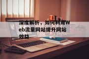 深度解析，如何利用Web流量网站提升网站效益