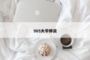 985大学师资