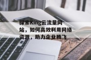探索King云流量网站，如何高效利用网络资源，助力企业腾飞