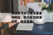 揭秘亚马逊订单流量查询网站，助力卖家精准分析，提升业绩！