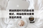 揭秘网络时代的新收费模式，网站收取流量费背后的真相