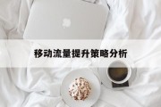 移动流量提升策略分析