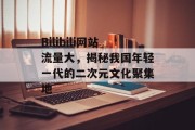 Bilibili网站流量大，揭秘我国年轻一代的二次元文化聚集地