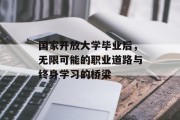 国家开放大学毕业后，无限可能的职业道路与终身学习的桥梁