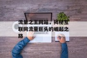 流量之王网站，揭秘互联网流量巨头的崛起之路