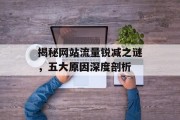 揭秘网站流量锐减之谜，五大原因深度剖析