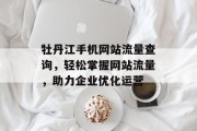 牡丹江手机网站流量查询，轻松掌握网站流量，助力企业优化运营