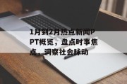1月到2月热点新闻PPT概览，盘点时事焦点，洞察社会脉动