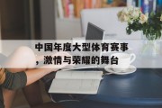 中国年度大型体育赛事，激情与荣耀的舞台