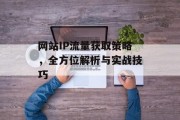 网站IP流量获取策略，全方位解析与实战技巧