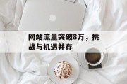 网站流量突破8万，挑战与机遇并存