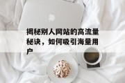 揭秘别人网站的高流量秘诀，如何吸引海量用户