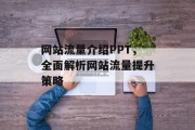 网站流量介绍PPT，全面解析网站流量提升策略