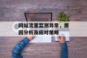 网站流量监测异常，原因分析及应对策略