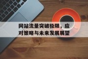 网站流量突破极限，应对策略与未来发展展望