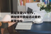 网站流量UV与PV，揭秘提升网站访问量的关键指标