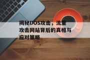 揭秘DOS攻击，流量攻击网站背后的真相与应对策略