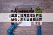 Python网站流量清洗，提升数据分析准确性，助力企业精准营销