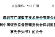 顶格重罚！*ST广道实控人被终身市场禁入