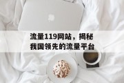 流量119网站，揭秘我国领先的流量平台