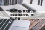 揭秘网站付费流量，如何实现精准引流，提升网站价值